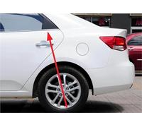 Car Door Protection Strip 4 Pcs Outside Windows Rubber for Skoda for Rapid 2013-2019 Glass Protector Decoration Weather Strip Car Window Door Seals(Out Chrome)