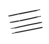 Car Door Protection Strip 4 Pcs Outside Windows Rubber For VW For Golf 6 MK6 GTI R GTD Standard 2008-2013 5 Door Only 7pw 5k4 837 478 Weatherstrip Car door seal protector