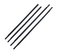 Car Door Protection Strip 4 Pieces Car Outside Window Glass Protector Rubber for Grandis NA00 2005-2010 MR959683 Weatherstrip Glass Outer Laminate Car Edge Protector Strip