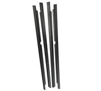 Car Door Protection Strip 4pcs/Set Black Car Window Glass Seal Moulding Trim for Montero 2th V20 V31 V43 V32 V33 1989-1999 Car Door Seal Protector