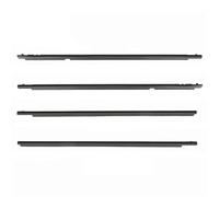 Car Door Protection Strips 4 Pcs Windows Rubber Weatherstrip Waterproof Pressure Sealing Belt Moulding Trim for Toyota for Corolla 2007-2014 Anti-Scratch Anti-Bump(Black)