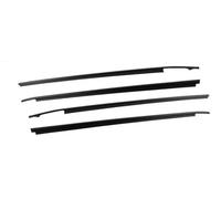 Car Door Protection Strips 4Pcs Outer Door Window Glass Weatherstrip Belt Moulding Trim Sealing for Toyota for Sequoia 2008-2020 Front Rear Black Auto Bumper Guard