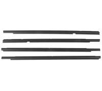 Car Door Protection Strips 4pcs Weatherstrip Door Seal Belt 5727A005 Front Rear Window Moulding Trim Belt for Mitsubishi for Lancer 2008-2017 Auto Bumper Guard