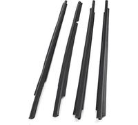Car Door Protection Strips 4Pcs Window Glass Weatherstrip for Toyota for Yaris for Sedan 2007-2016 Front Rear Rubber Sealing Strips Belt Trim Auto Bumper Guard