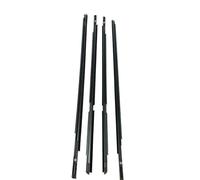 Car Door Protection Strips 4Pcs Window Weatherstrip for Toyota for Yaris for Hatchback 2006-2013 4 Doors Front Rear Outer Side Glass Sealing Strips Auto Bumper Guard