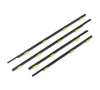 Car Door Protection Strips for CRV 2002 2003 2004 2005 2006 4pcs Weatherstrip Door Seal Belt 72450SCA E01 Front Rear Outside Window Weatherstrip Belt Auto Bumper Guard