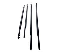 Car Door Protection Strips for Toyota for Prius 2010-2015 Weatherstrip Exterior Outside Window Molding Trim Sealing Belt Front Rear 4Pcs/Set Black 75710-47021 Auto Bumper Guard