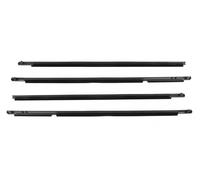 Car Door Protection Strips Window Weatherstrips Front Rear Door Outer Rubber Trim Sealing Strips Belt 7573012300 7571002210 for Toyota for Corolla 2008-2013 Auto Bumper Guard(Black)