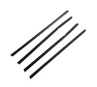 Car Door Protector 4Pcs Window Outer Weatherstrip Belts for City 2009-2014 Side Door Window Glass Moulding Waterproof Trim Sealing Car Door Protectors