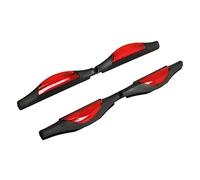 Car Door Protectors Bump Stop Door Edge Guard Strip Dent Reflectors Clip On Car Rear Front Door Scratches Protection (Red)