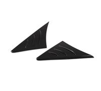 Car Door Protectors Fit For Supra A90 MK5 2019-2025 Carbon Fiber ABS Wind Buffeting Accessories Side Window Spoiler Triangle Cover Seal Strip(Glossy black)