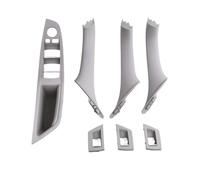 Car Door Pull Handle Upgraded Interior Door Armrest Window Switch Panel Pull Handle Set Fit Use For BMW 5 Series F10 F11 F18 520i 523i 525i 528i 535i Car Interior Door Handles(Gray LHD 7PCS)