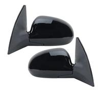 Car Door Rearview Mirror 5 Pins Black Heated Manual Folding Car Side Rearview Mirror Assembly For Hyundai For I30 FD 2007 2008 2009-2012(1pair)
