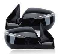 Car Door Rearview Mirror 5 Pins Car Side Rearview Mirror Assemby Manual Folding For Hyundai For Santa Fe 2012 2013 2014 2015(1pair)