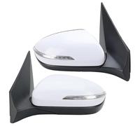 Car Door Rearview Mirror 6Pins Primer Manual Folding Heated Car Side Rearview Mirror Assembly For Hyundai For I20 For MK2 GB IB 2015-2020(1pair)