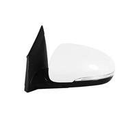 Car Door Rearview Mirror Car Electrical Power Folding Heated Rear View Side Door Mirror Assembly For Hyundai For Tucson 2015-2019(White 8 wire Left)