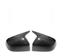Car Door Rearview Mirror Cover Premium ABS Side Mirror Cover for Tesla for Model Y Juniper 2025 Anti Scratch Exterior Accessory(Carbon fiber pattern)