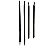 Car Door Rubber Seal 4pcs Car Window Glass Outer Seal Belt Trim for Toyota for Estima for Previa 2.4/3.5 Acr50 Gsr50 Sealing Strips Rubber Weatherstrip