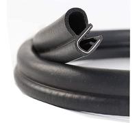 Car Door Rubber Seal 5M U Shape Door Rubber Strip Door Edge Trim Seal Trim Seal with Side Bulb for Cars, Boats, RVs, Trucks, and Home Applications (type1)