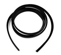 Car Door Rubber Seal for Car Front Windshield Windscreen Sunroof Weatherstrip Black Rubber 18mm Repalce Part 2m H Shape Seal Strip Trim Car Rubber Sealing Strips