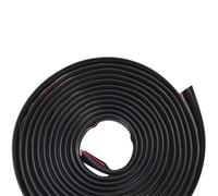Car Door Rubber Seal Strip 1/2/4m Car Window Seal Strip V Shape Rubber Side Filler Sealing Strips Noise Insulation for Lift Car Door Protector(4 Meters)