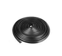 Car Door Rubber Seal Strip 10m Car Rubber Sealing Strip T-Shape Small Slanted Auto Seal Weatherstrip Bumper Flare Arch Trim Sealants(10m)