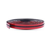 Car Door Rubber Seal Strip Car Rubber Seal Strips Auto Protector Sticker Window Edge Windshield Roof Sealing Strip Noise Insulation Accessories(19mmX8m)