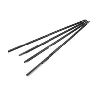 Car Door Rubber Seal Strip with Side Bulb Fit for MK6 2008-2012 MK7 2012-2019 4Pcs Car Weatherstrip Window Outside Moulding Trim Auto Door Seal Belt