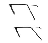 Car Door Rubber Seal Strip with Side Bulb Fit for Peugeot 2008 Car Front/Rear Window Upper Rubber Strip Sealing Door Glass Lifter Guide Groove Mud Trough(Front Set)