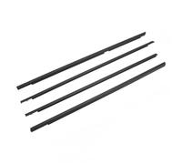 Car Door Rubber Seal Strip with Side Bulb Fit for Vitara 5DR 5-Door 2009-2013 4PCS Car Outer Windows Rubber Weatherstrip Sealing Strip