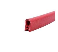 Car Door Rubber Seal Weather Stripping, U Shaped Channel Rubber Seal Strip 3.28FT Multicolor 15mm x 8mm for Cars Trucks Boats(Red)