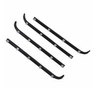 Car Door Seal 4pcs Window Sweep Felts Seals AM-41543318 Weatherstrip for Ford for Bronco F150 Truck 1987-1996 F250 F350 Truck 1987-1997 QAQMHVCVB