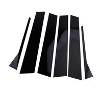 Car Door Seal 6Pcs Car Door Window Pillar Posts Trim Cover Sticker Glossy Black Aksesuarları For VW Mk5 For Jetta Sedan 2006 2007 2008 2009 2010 QAQMHVCVB