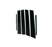 Car Door Seal 6Pcs Car Window Pillar Posts Door Trim Sticker Glossy Black for Nissan for Altima for Fibre 2019-2021 Decoration Exterior QAQMHVCVB(Black)