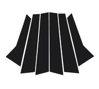 Car Door Seal Door Window Decoration Trims Pillar Posts Stickers Auto Styling for Porsche for Macan Carbon Fibre Look 2014-2022 QAQMHVCVB(Carbon Fibre Look)