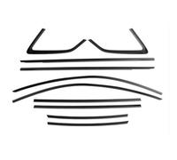 Car Door Seal For A3 S3 RS3 8V For Hatchback 2013-2020 10pcs Exterior Window Trim Weatherstrips Protect Molding Seal Strip Styling Anti-Scratch Anti-Bump