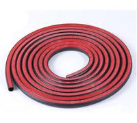 Car Door Seal Strip 1/3/6m Rubber Sealant D Type Car Window Weather Strip Rubber Seals Small 3m