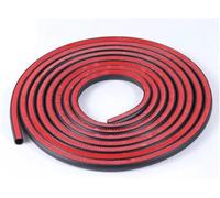 Car Door Seal Strip 1/3/6m Rubber Sealant D Type Car Window Weather Strip Rubber Seals Small 3m