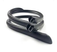 Car Door Seal Strip for Bentley Continental GT 2003-2023, B-Pillar Weather Stripping with Vulcanized Sealed Ends for Highway Wind Noise, 2 Pcs