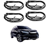 Car Door Seal Strip Kit for Avancier 2017-2021 OE: 72850/72310/72850/72810-THA-H01, Rubber Weather Stripping Automotive Soundproofing Seal for Noise Reduction,Full Set of Four Pieces