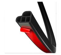 Car Door Seal Strip Rubber Double Layer Sealing Protector Soundproof Waterproof Weather Strips for Car Door Hood Trunk