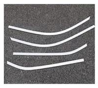 Car Door Seal Trim for HR-V for XR-V for Vezel 2023 + Car Style Accessories Window Door Edge Glass Side Body Trim Tail Gate Molding Rear Trunk Strip(Dark Grey)