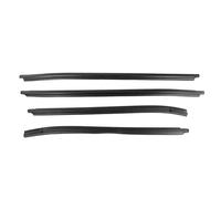 car Door Seals 4Pcs/Set Car Door Window Glass Weatherstrip Black Rubber Seal Belt for Toyota for Hilux SR5 Four Doors 2005-2015