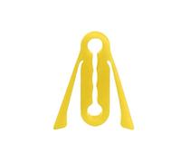 Car Door Shock Absorber Pads 4PCS Silicone Door Latch Covers Shock Absorption & Noise Reduction Pads Auto Interior Protection For SUV Truck Garage Parking(Yellow)