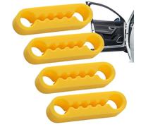 Car Door Shock Absorber Pads - Door Buffer, Noise Reducer | Universal Silicone Elastic Cushion, Shock Absorbing Latch Pad, Sound Insulation Protector with Soft Close Effect for Sedan Pickup RV Truck
