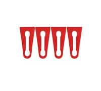 Car Door Shock Absorber Pads For VW For Golf For Polo T5 For Tiguan For Touran 4E4837763 Car Lock Shock Absorber Cover Door Sound Deadener Damper Accessories(Red)