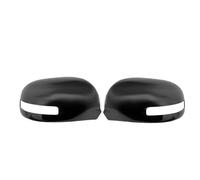 Car Door Side Rear View Mirror Cover Shell For Mitsubishi Outlander 2013-2018 Spray Paint Mirror Cap Glossy Black Parts Accessories