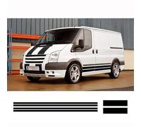 Car Door Side Sticker 4Pcs/Lot Car Stickers, for Ford Transit MK6 MK7 Tuning Accessories Protection Camper Van Sport Graphics Vinyl Hood Engine Decals