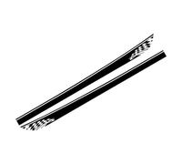 Car Door Side Sticker Graphics Racing Sport Checkered Flag Decor Decal, for HY Hyundai i30 i30n Vinyl Decoration Auto Accessories