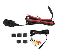 Car Door Side View Blind Spot Camera HD Night Vision IP68 Waterproof Backup Camera View Monitor Kit for Truck RV Van Trailer Emergency Vehicle(Left)